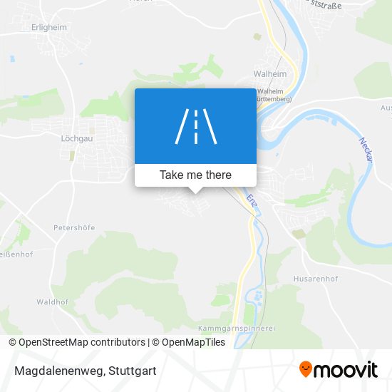 Magdalenenweg map