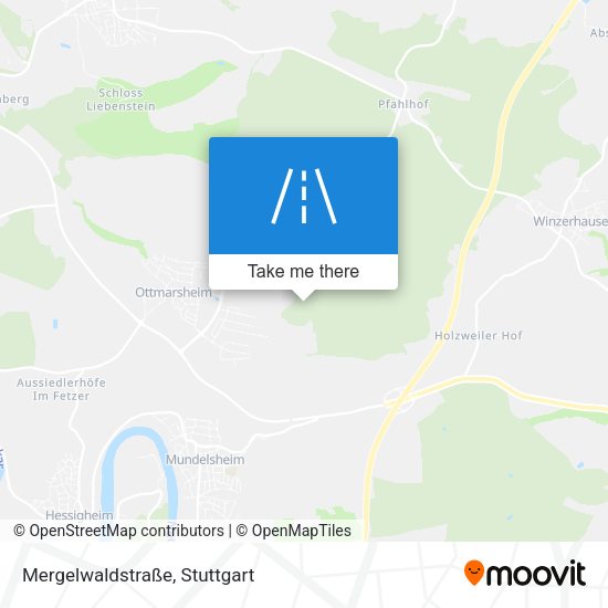 Mergelwaldstraße map