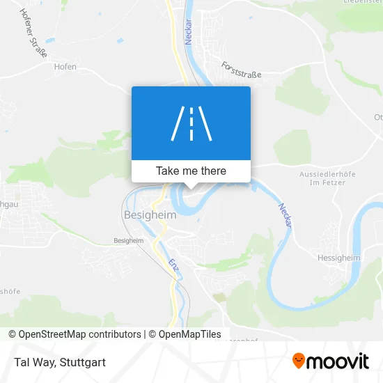 Talweg map