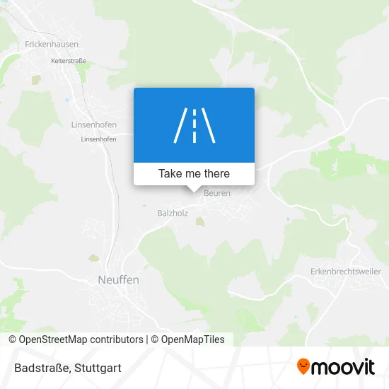 Карта Badstraße