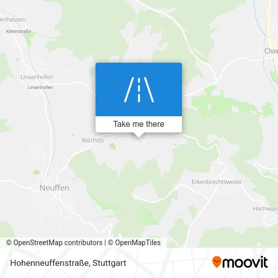 Hohenneuffenstraße map
