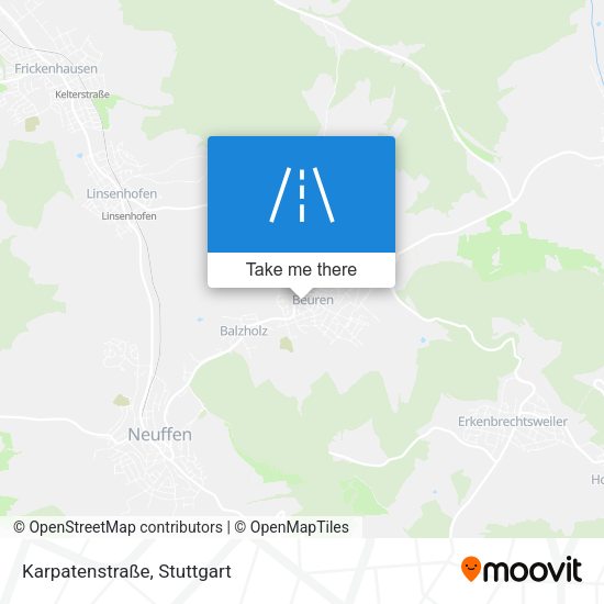 Karpatenstraße map