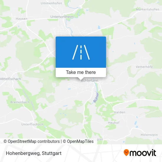 Карта Hohenbergweg