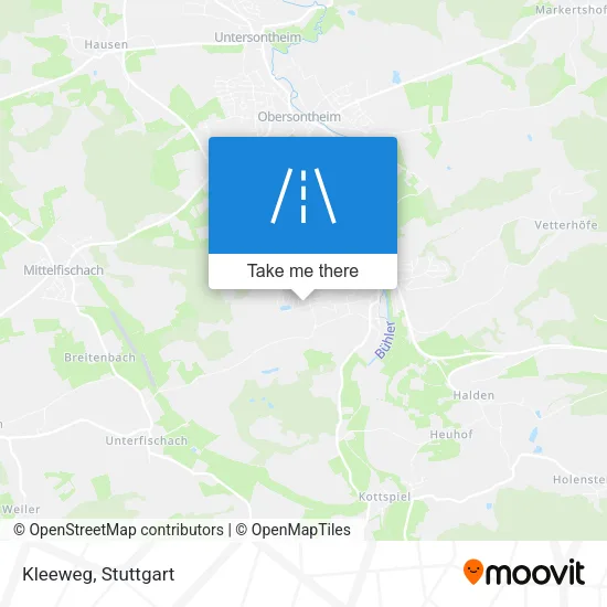 Карта Kleeweg