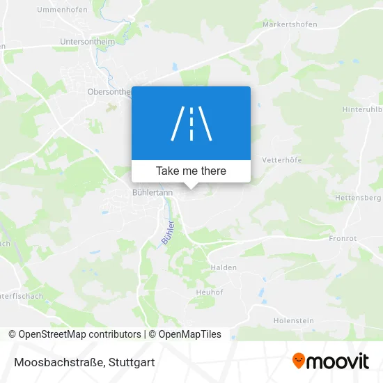 Карта Moosbachstraße