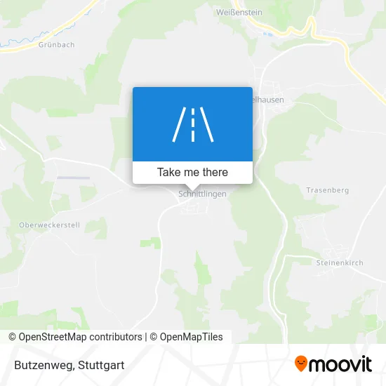 Карта Butzenweg