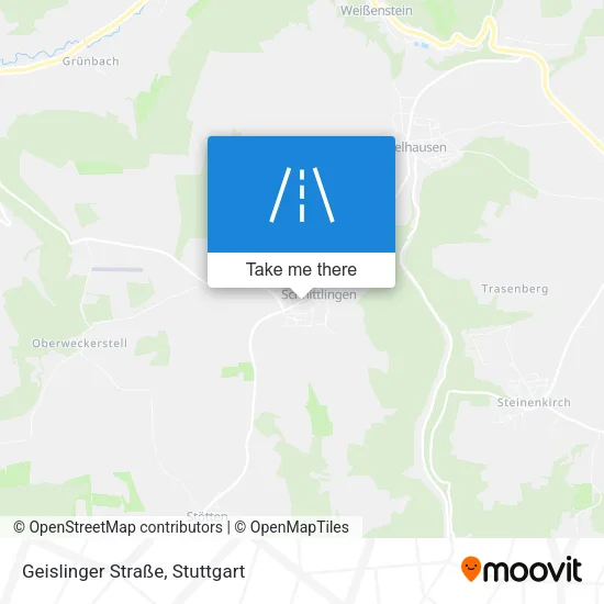 Карта Geislinger Straße