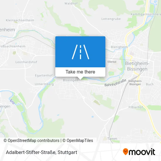 Карта Adalbert-Stifter-Straße