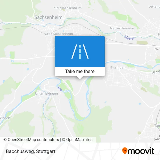 Карта Bacchusweg