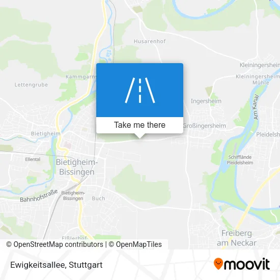 Карта Ewigkeitsallee