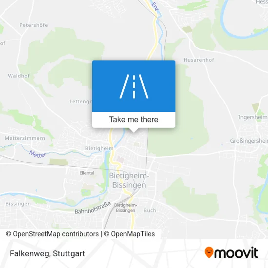 Карта Falkenweg