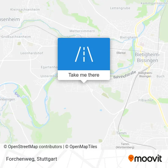 Карта Forchenweg