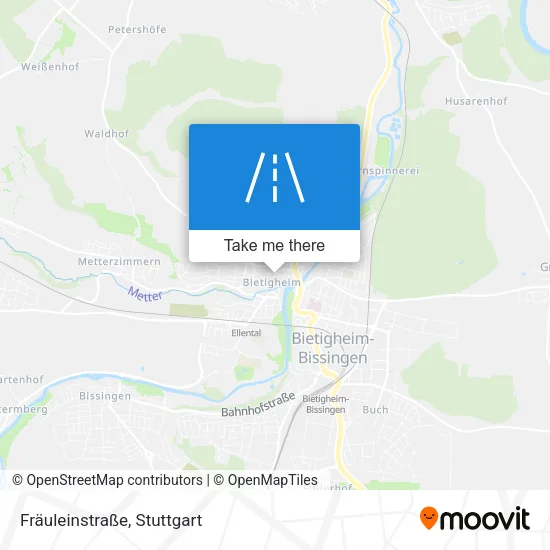 Карта Fräuleinstraße