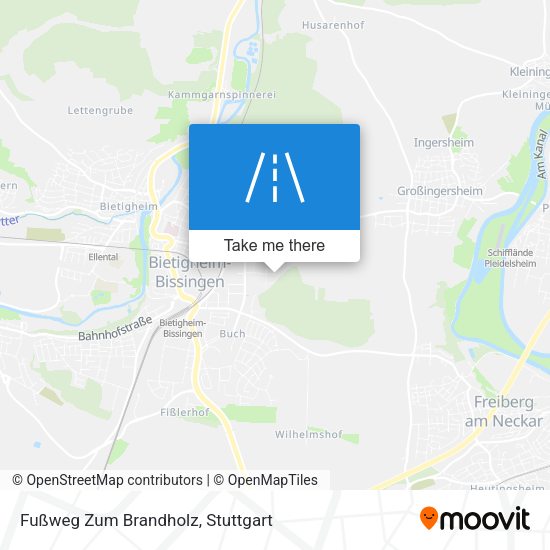 Fußweg Zum Brandholz map