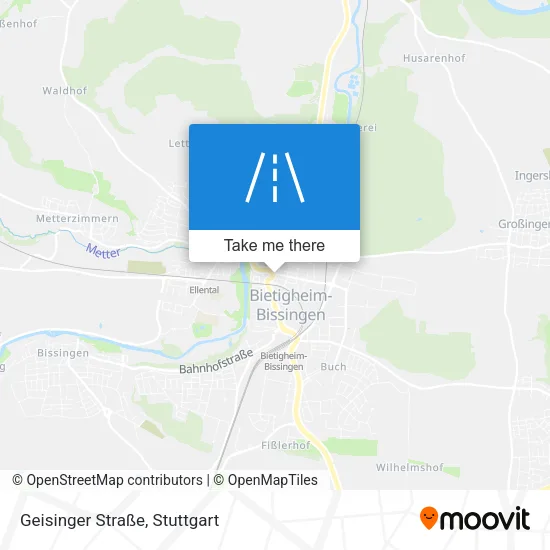 Карта Geisinger Straße