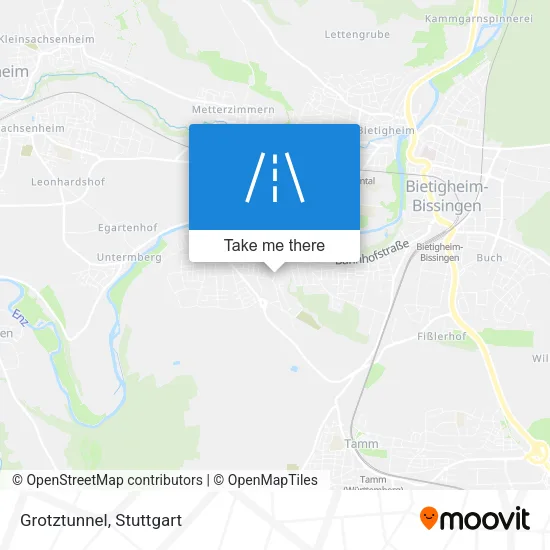 Карта Grotztunnel