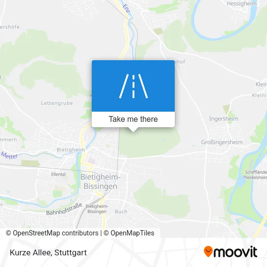 Карта Kurze Allee