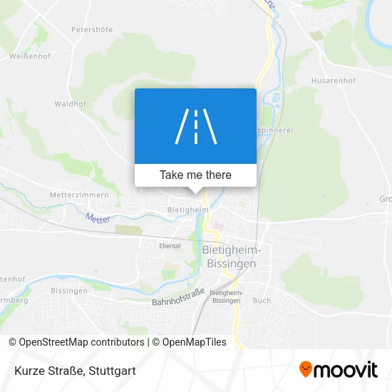 Карта Kurze Straße