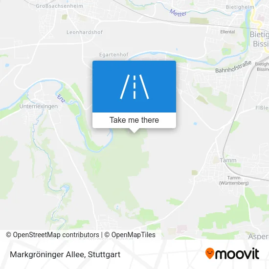 Карта Markgröninger Allee