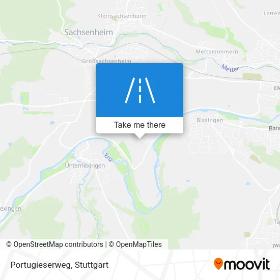 Portugieserweg map