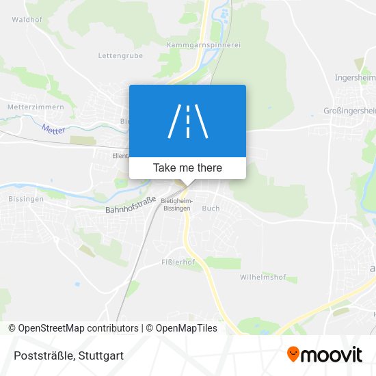 Poststräßle map