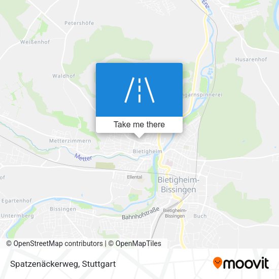 Spatzenäckerweg map