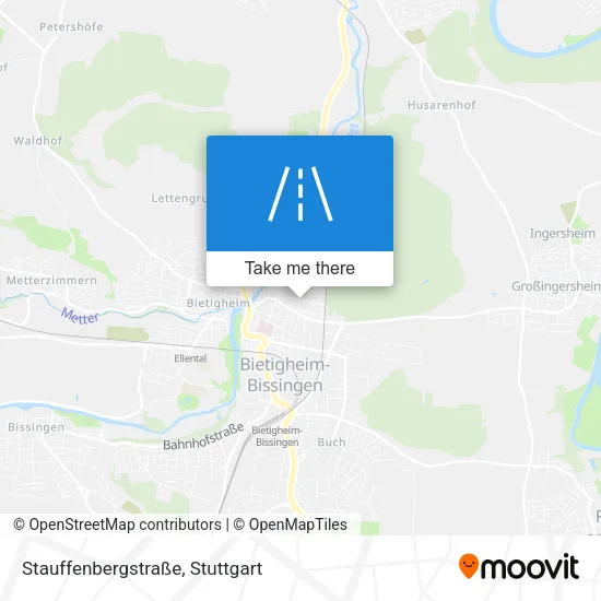 Карта Stauffenbergstraße