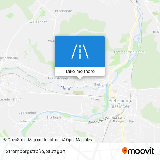 Strombergstraße map