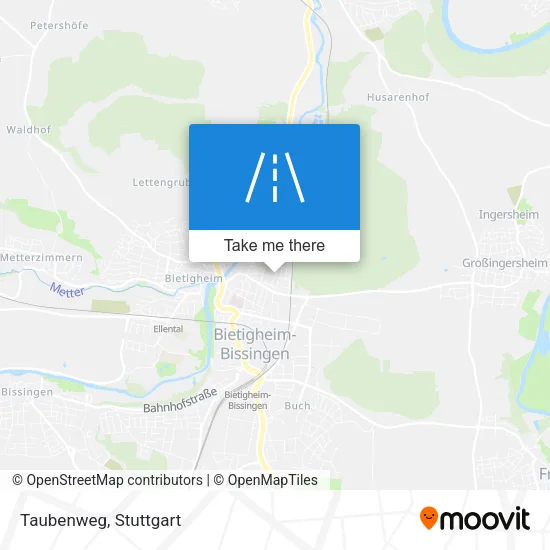 Карта Taubenweg