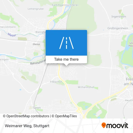 Карта Weimarer Weg
