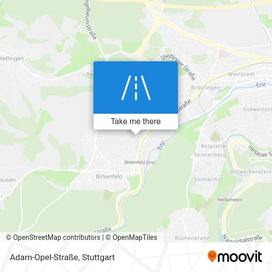 Карта Adam-Opel-Straße