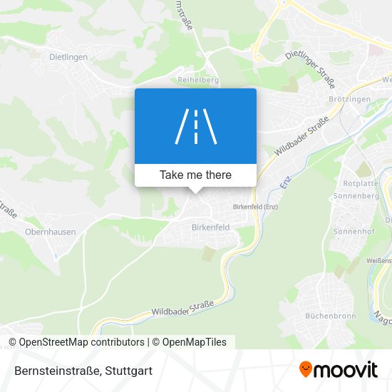 Bernsteinstraße map