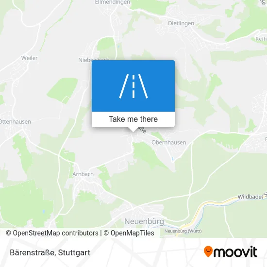 Карта Bärenstraße
