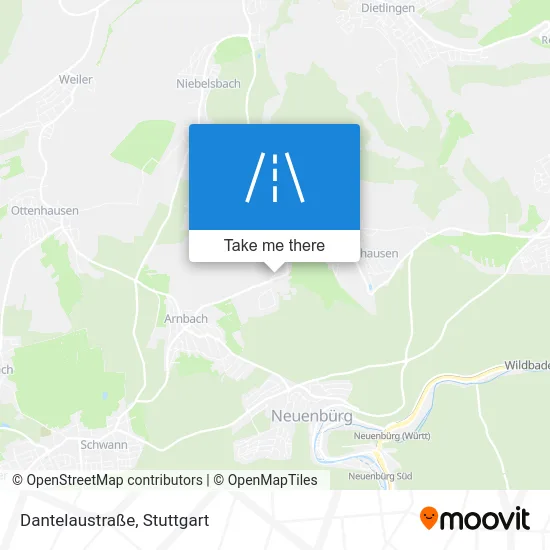 Карта Dantelaustraße