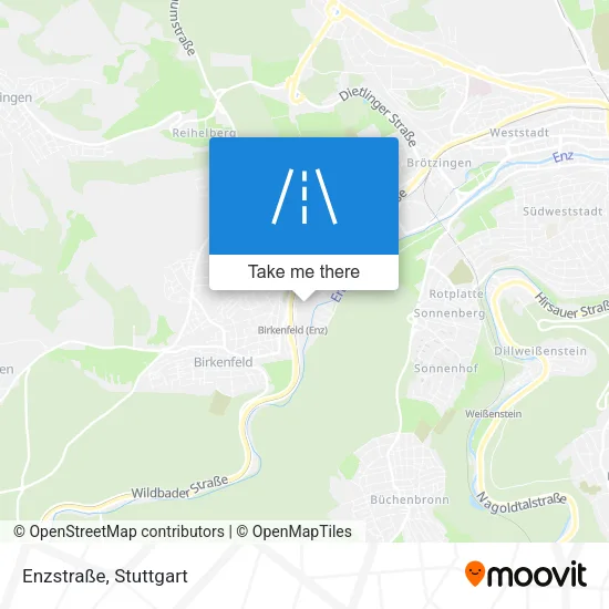 Enzstraße map