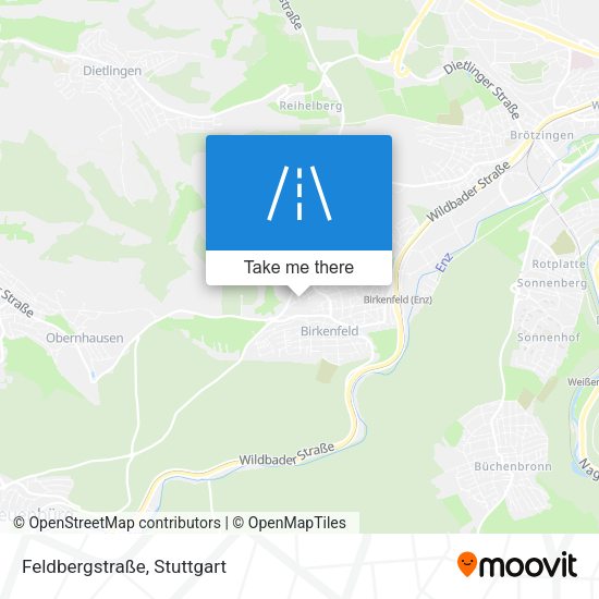Feldbergstraße map