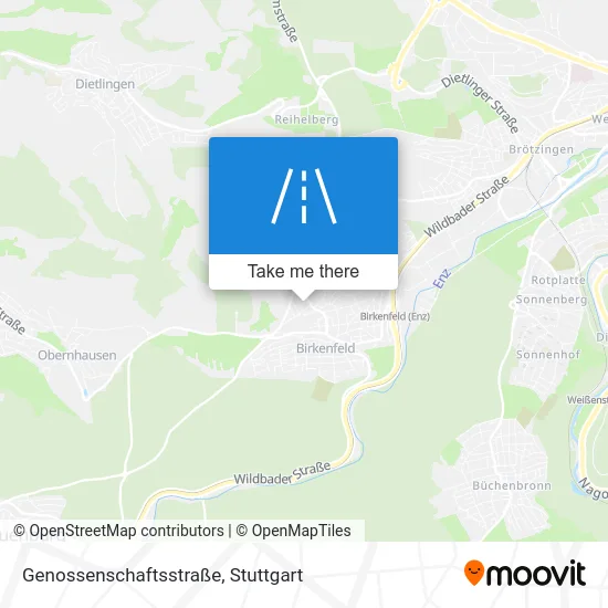 Карта Genossenschaftsstraße