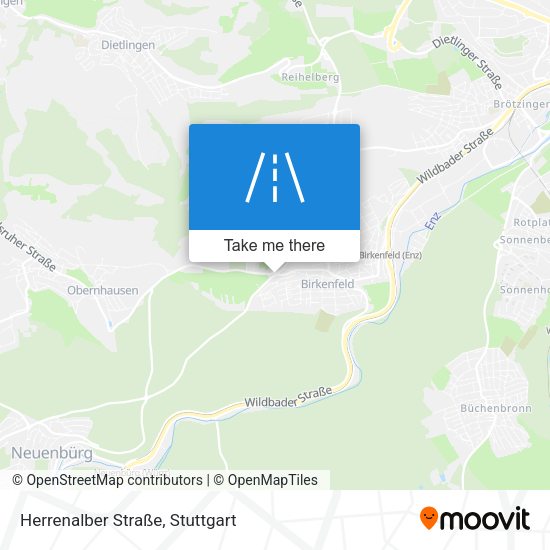 Herrenalber Straße map