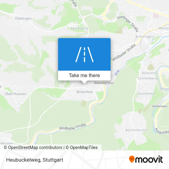Карта Heubuckelweg
