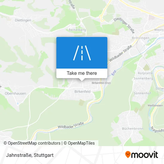 Карта Jahnstraße
