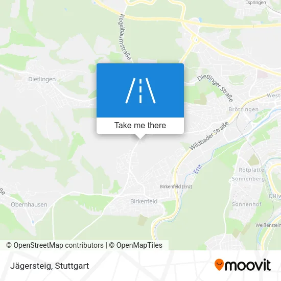 Карта Jägersteig
