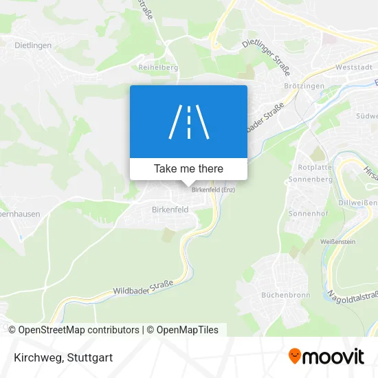 Карта Kirchweg