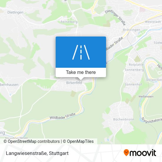 Langwiesenstraße map