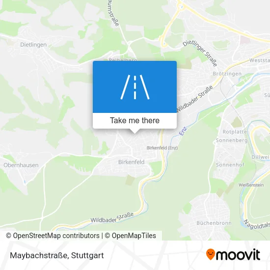 Карта Maybachstraße