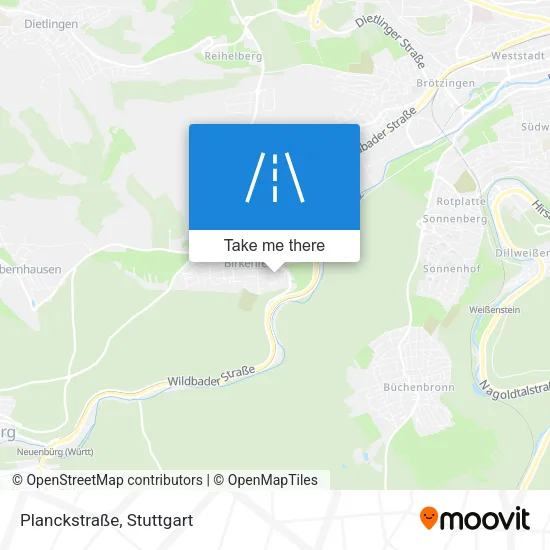 Карта Planckstraße
