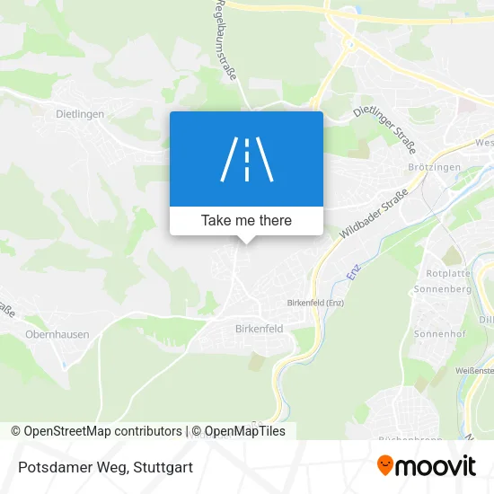 Potsdamer Weg map