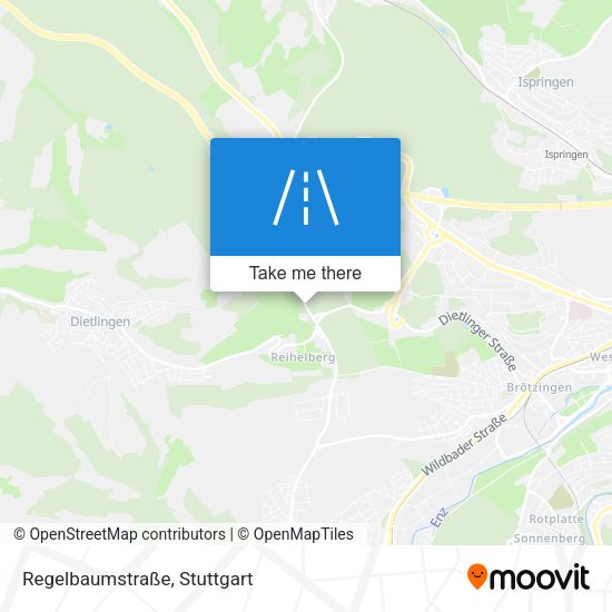 Regelbaumstraße map