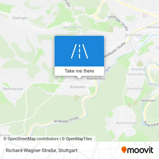 Карта Richard-Wagner-Straße