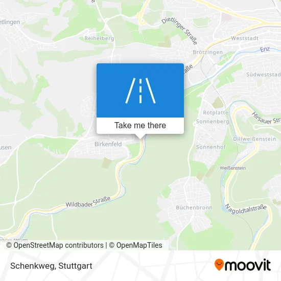 Карта Schenkweg