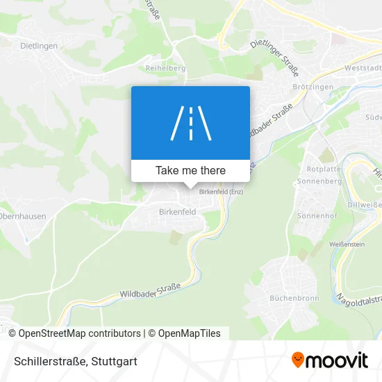 Карта Schillerstraße